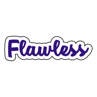 Flawless Sticker (Purple)